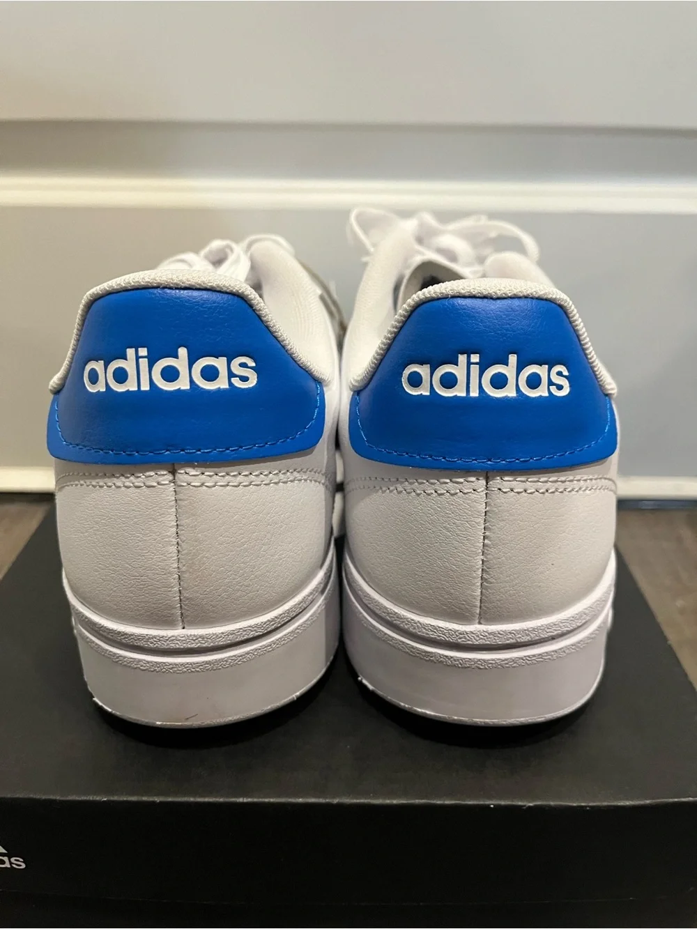 NEW Adidas Grand Court Alpha Low Top Tennis Shoes Men’s 10.5 Sneaker White Black